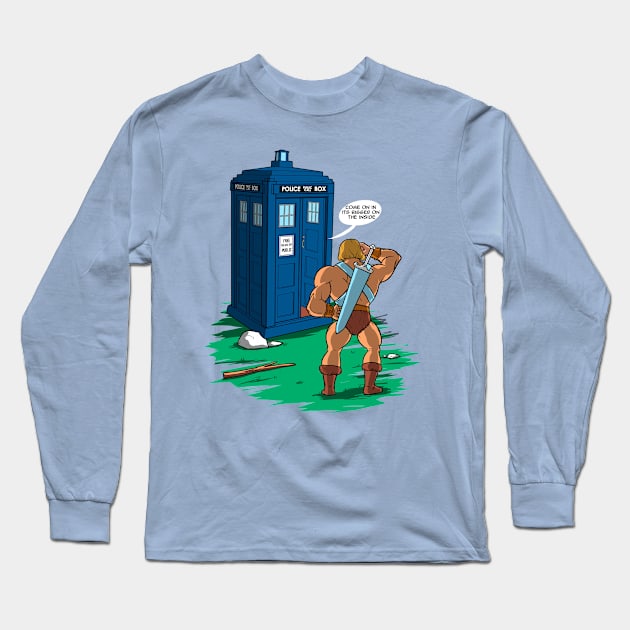 Doctor What? Long Sleeve T-Shirt by juanotron